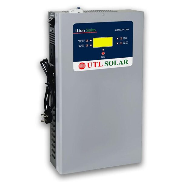 UTL GAMMA 1200 LiON – Wall-Mount Solar PCU with Inbuilt Lithium Battery